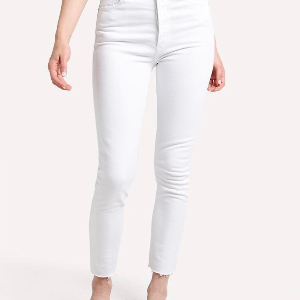 AGOLDE | Nico Highrise Slim Fit Jean in White